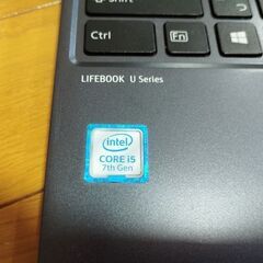 第7世代core-i5 8GB SSD FHD!富士通 LIFEBOOK U937の画像