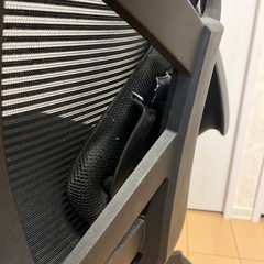 オフィスチェア　黒　ブラック　ニトリの画像