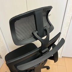 オフィスチェア　黒　ブラック　ニトリの画像