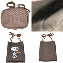 186001 新品未使用 バッグまとめ売り ブラウン スヌーピー [1000025351056]の画像