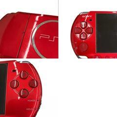 186000 現状品 sonny ソニー SONY PlayStationPortable（PSP） PSP-3000  RADIANT RED [1000023068765]の画像