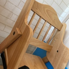 ベビーチェア　木製の画像