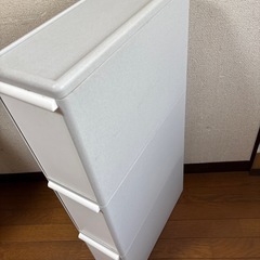 引き出し　プラスチック　隙間収納　3段 収納チェスト キャビネット 引き出し オーガナイザーの画像