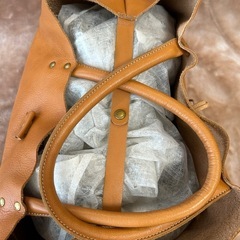 キソラトートバッグ茶トートバックbagかばんカバン鞄ユニセックスレディースメンズ女性用男性用紳士婦人レザーブラウン大型大収納の画像