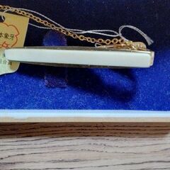 本象牙　ネクタイピン　未使用　保証タグ付き　約5cmの画像