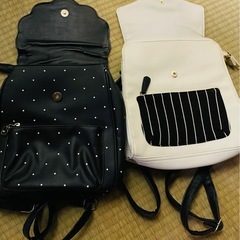 美品🌺✨可愛い オシャレ リュックサック 2点セットの画像