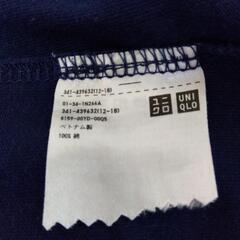 UNIQLO Ｔシャツ紺 Mサイズの画像