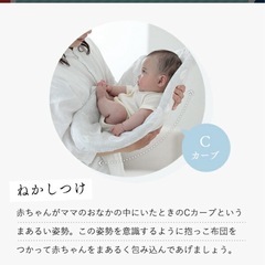 軽くてふんわり抱っこ布団 カバー付き 寝かしつけ だっこ布団 の画像