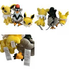 現状品 Pokemon ポケモン ポケモンセンター　ぬいぐるみ ♪ イーブイ ホゲータ サンダース ムクホーク ペリッパー シャリタツ パモ 　ミブリム 9点まとめ売り [1000025344249]の画像
