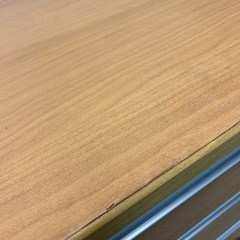 【リユース☆エコちょっぷ】ナチュラル木目調収納キャビネット（引き出し4杯＋棚付き）の画像