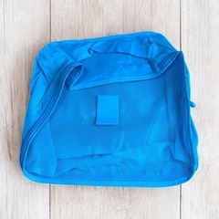 【新品】トラベルポーチ 6点セット 旅行 出張 収納 小物入れ ブルーの画像