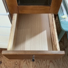 キッチン収納✨ すきま収納 食器棚 収納家具 高さ約181cm 奥行き約40.6cm 幅約30.4cm 汚れアリ💦　茶色 の画像