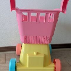 譲ります「幼児用買い物カートおもちゃ」の画像