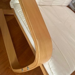 IKEAパーソナルチェア　ソファー　オフホワイトの画像