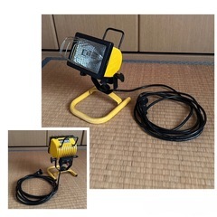 ◾️引き取り今月中旬9/17(水)まで◾️ハロゲン投光器【値下げ不可】　※定型文には返信しませんの画像