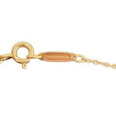 186006 TIFFANY&Co. ティファニー リボンボウネックレス K18イエローゴールド レディース [1000025361055]の画像