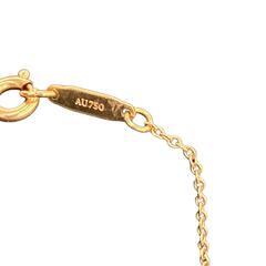 186006 TIFFANY&Co. ティファニー リボンボウネックレス K18イエローゴールド レディース [1000025361055]の画像