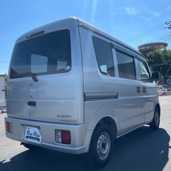 総額22.8万円 スズキ エブリィ PA 車検8年3月 5MT キーレス PW ハイルーフ 社外オーディオの画像