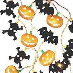 ハロウィン 飾り付け おしゃれ LED 電池でお手軽おうちパーティの画像