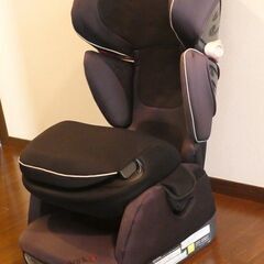 【1歳〜11歳対応】アップリカ チャイルド＆ジュニアシート ムービングサポート（98919）ブラック インパクトシートシールド付きの画像