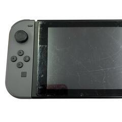 186000 現状品 Nintendo 任天堂 ニンテンドウ Nintendo Switch ジョイコン付き HAC-001  ブラック グレー [1000027749974]の画像