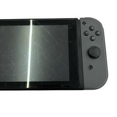 186000 現状品 Nintendo 任天堂 ニンテンドウ Nintendo Switch ジョイコン付き HAC-001  ブラック グレー [1000027749974]の画像