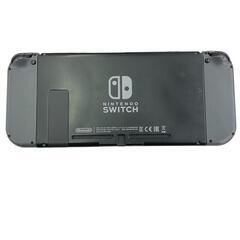 186000 現状品 Nintendo 任天堂 ニンテンドウ Nintendo Switch ジョイコン付き HAC-001  ブラック グレー [1000027749974]の画像