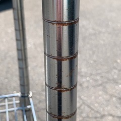 スチールラック 可動式 収納棚 5段 棚 幅約120cm 奥行約45cm 高さ約180cm J-1の画像