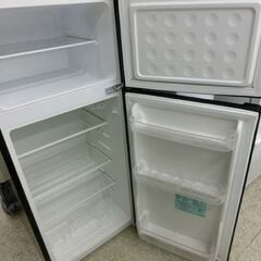 冷蔵庫 2ドア 130L 2020年製 ハイアール JR-N130A ブラック系 100Lクラス Haier 黒 札幌 西野店の画像
