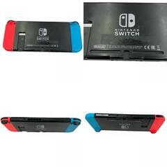 186000 現状品 Nintendo 任天堂 ニンテンドウ Nintendo Switch スイッチ ジョイコン付き HAC-001  ブラック、レッド、ブルー [1000025323305]の画像