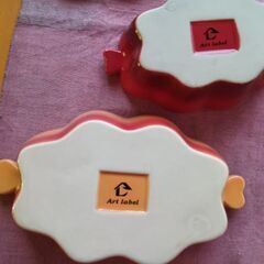 art labelの器（未使用、２個セット）の画像