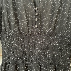 新品　タグ付き　水玉　ワンピースの画像