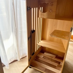 キャットゲージ 木製の画像