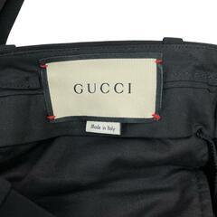 186005 GUCCI グッチ サイドラインヴィスコーワイドパンツ 38 ブラック レディース [1000025374673]の画像