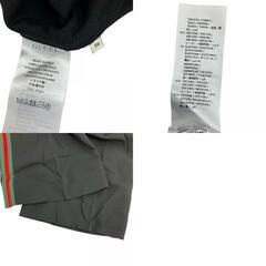 186005 GUCCI グッチ サイドラインヴィスコーワイドパンツ 38 ブラック レディース [1000025374673]の画像