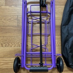 【ほぼ新品！】重い荷物を運ぶキャリーカートの画像