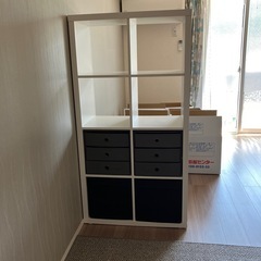 IKEA KALLAX シェルフ ホワイトの画像