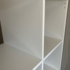 IKEA KALLAX シェルフ ホワイトの画像
