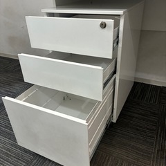 【無料】ビジネスデスク、引き出しセットの画像