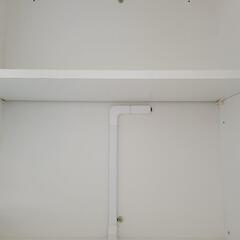 収納棚　レンジフードの画像