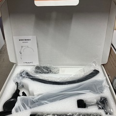 O 2509-020 LEDビューティーライト　クリップ型　ブラック　通電確認済み　箱・説明書付き　箱のキズ汚れありの画像