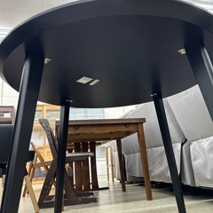 リユースのサカイ東金店 IKEA 丸テーブル TJ14386の画像