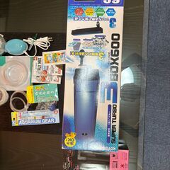 メダカ用品、ろ過機、サーモスタットヒーター、温度計、ポンプ　の画像