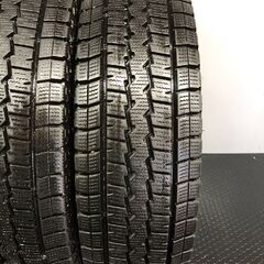 【走行短め】DUNLOP WINTER MAXX SV01 195/80R15 107/105L LT 15インチ スタッドレス 4本 23年製 キャラバン ハイエース等　(STB014)の画像