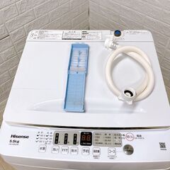 ハイセンス 5.5kg 洗濯機 一人暮らし TH083011の画像