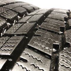 【走行短め】DUNLOP WINTER MAXX SV01 195/80R15 107/105L LT 15インチ スタッドレス 4本 23年製 キャラバン ハイエース等　(STB014)の画像