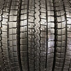 【走行短め】DUNLOP WINTER MAXX SV01 195/80R15 107/105L LT 15インチ スタッドレス 4本 23年製 キャラバン ハイエース等　(STB014)の画像