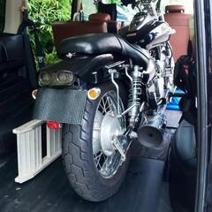 🍀セレナ 大型バイク乗せれます 4ナンバー 自動車税→8800円 メンテナンス済み、車検付き    の画像