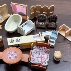 シルバニアファミリー　お家　家具小物多数の画像