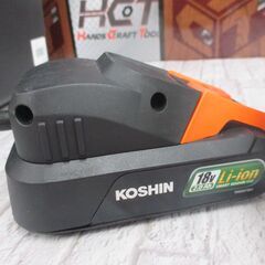 工進 SCS-1820 充電チェンソー バッテリー×1 充電器 説明書 ケース付 中古品 【ハンズクラフト宜野湾店】　の画像
